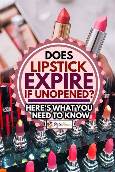 does unopened lipstick expire.